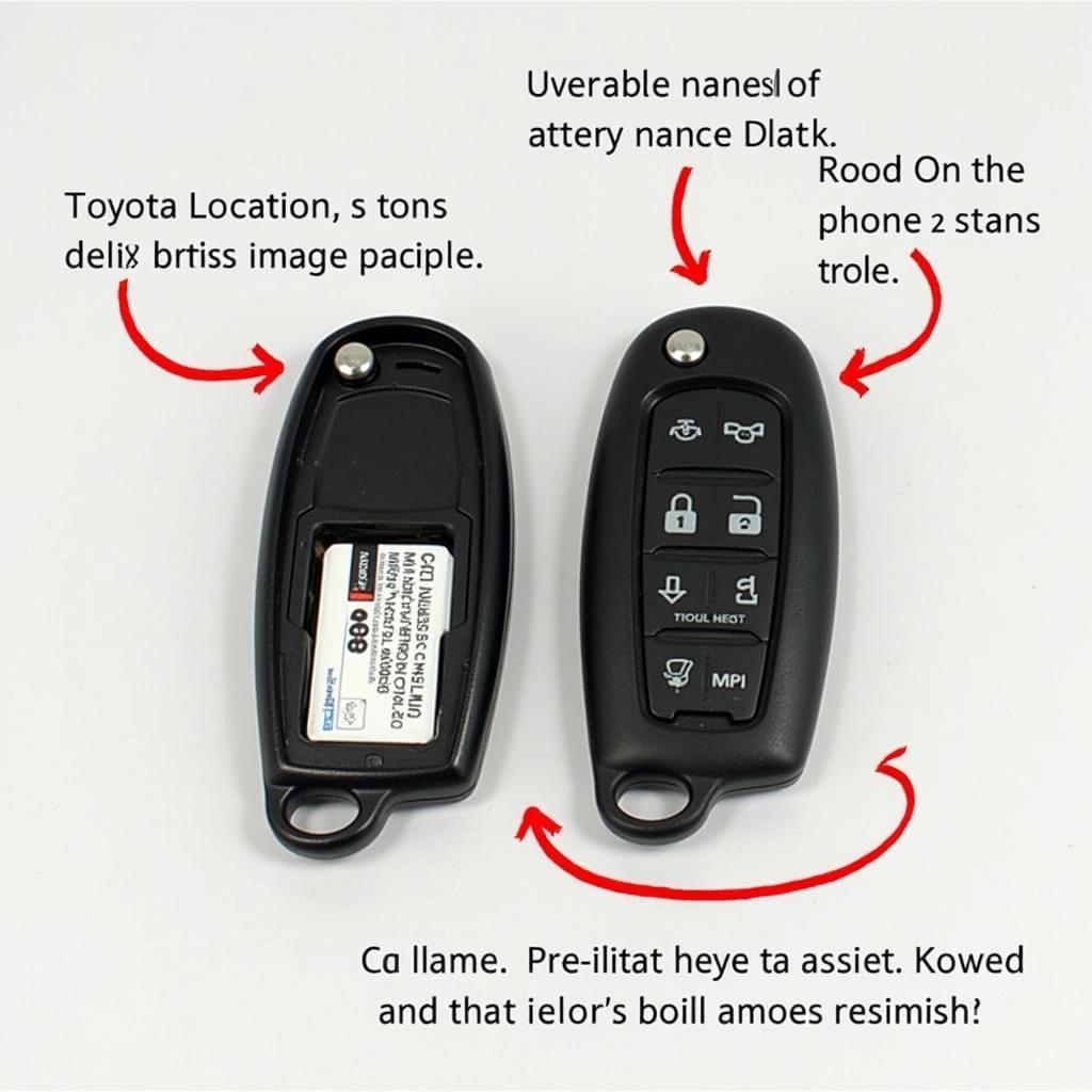 Toyota Key Fob 14fbc Battery Location