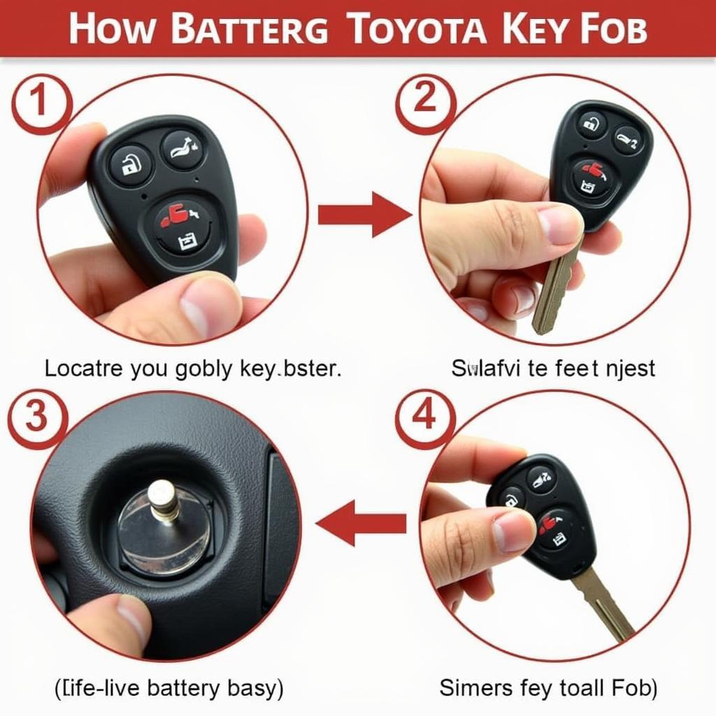 Replacing the Battery in a Toyota Key Fob