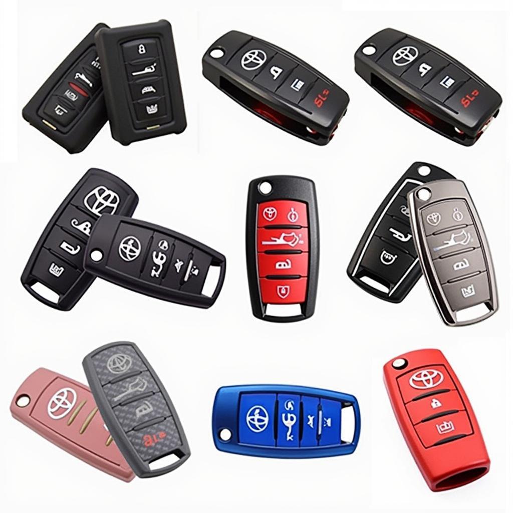 Various Toyota Key Fob Covers on Amazon