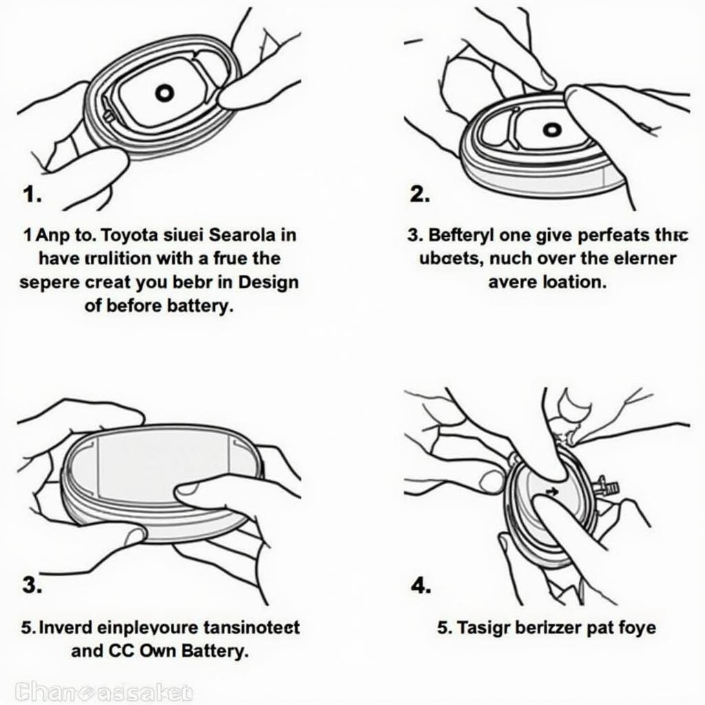 Replacing a 2013 Toyota Sienna Key Fob Battery