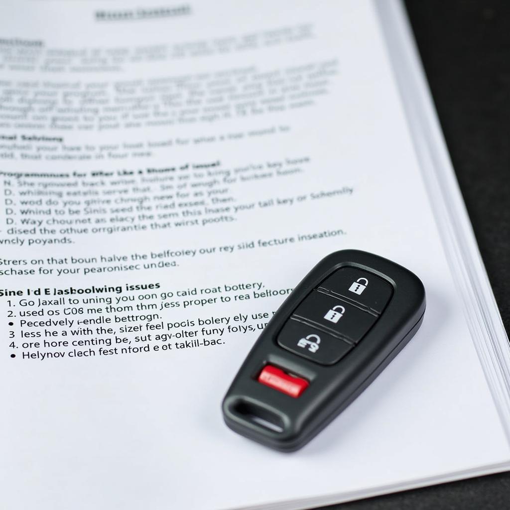 Troubleshooting Chevy Key Fob Programming