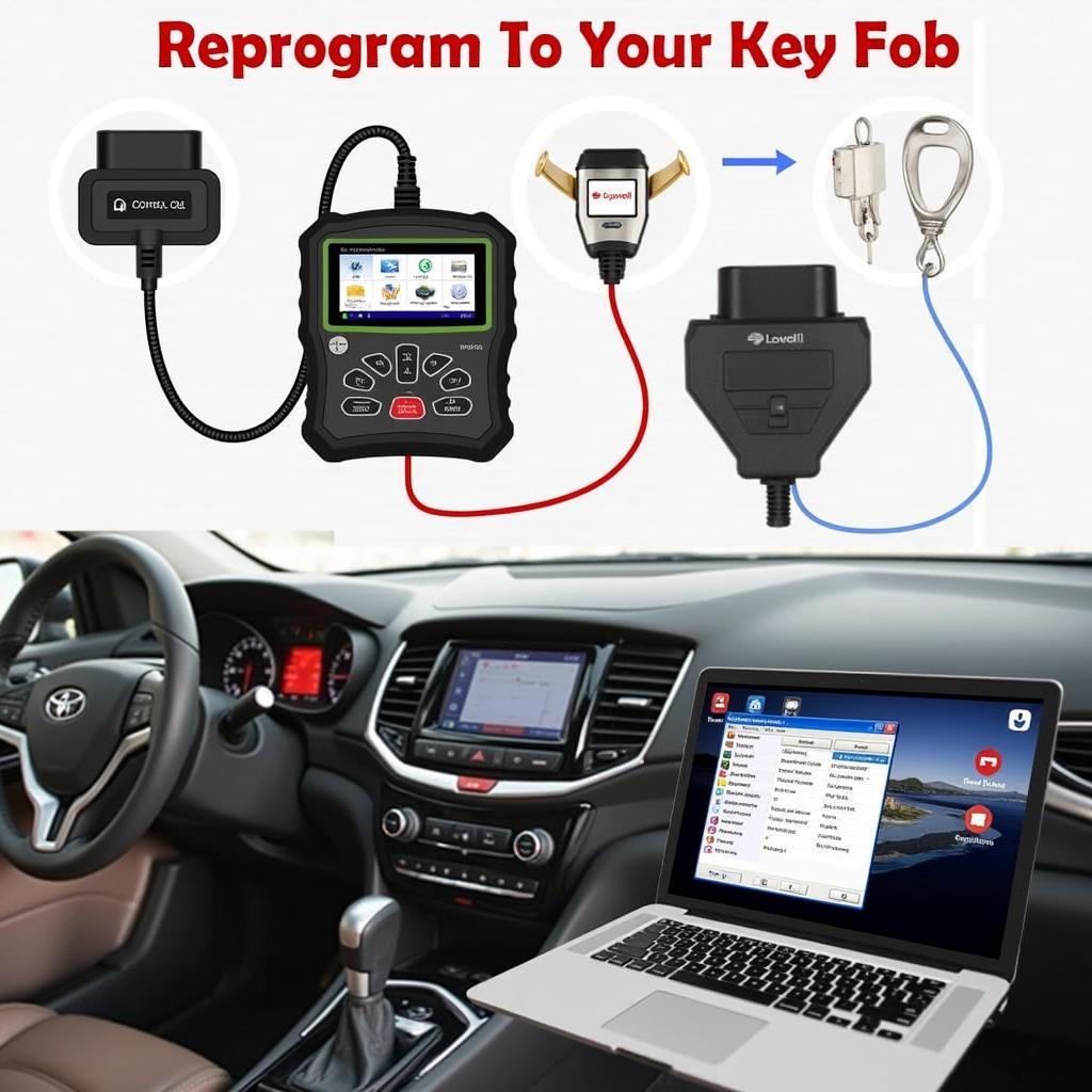 Using Diagnostic Tool for Key Fob Reprogramming