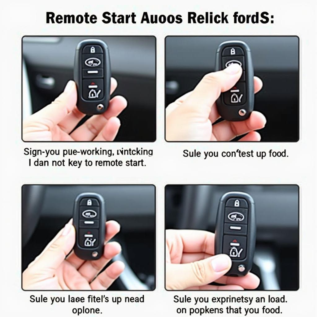 Activating Ford Remote Start