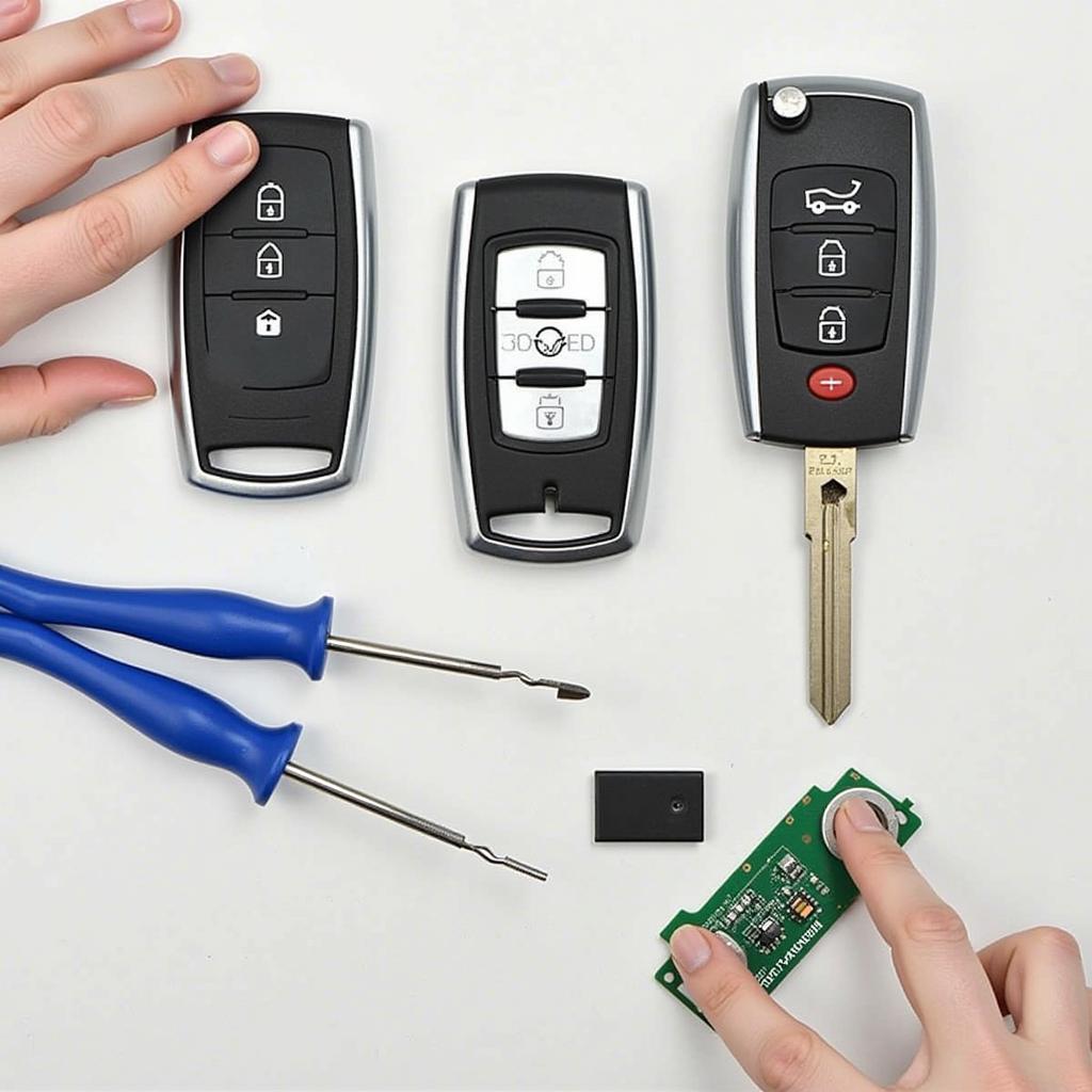 Disassembling a Volvo Key Fob