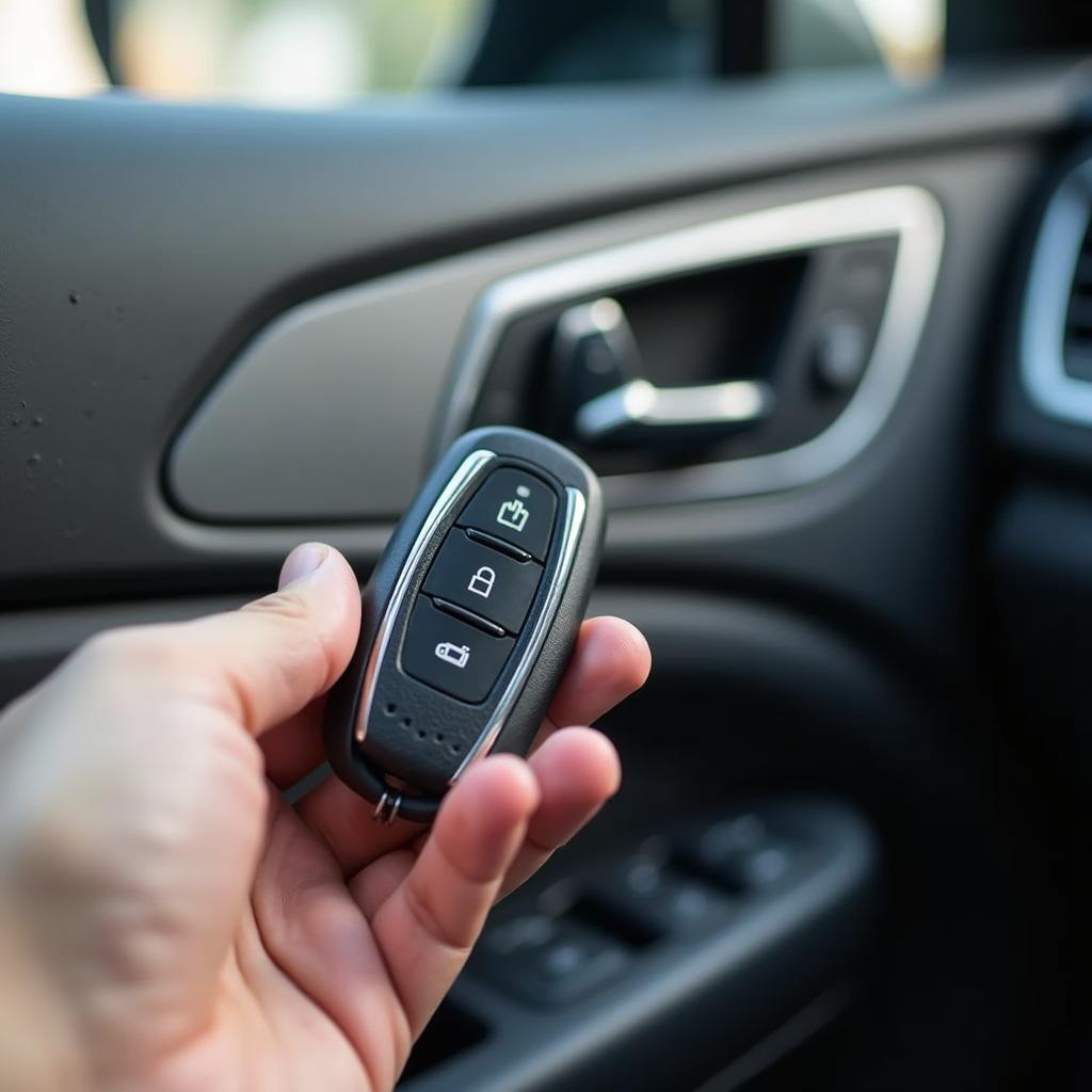 Volvo S40 Key Fob with Low Battery Range