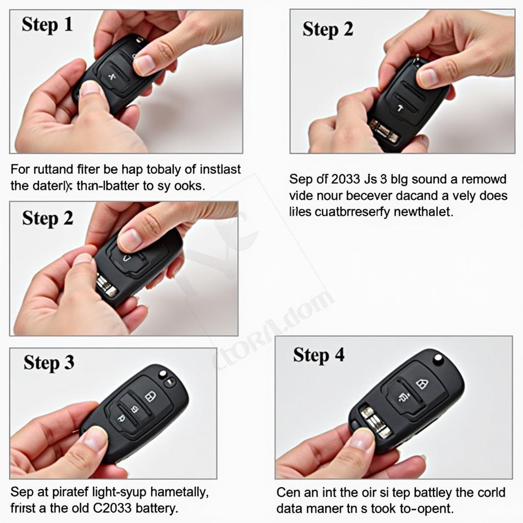 Volvo S90 Key Fob Battery Replacement Steps