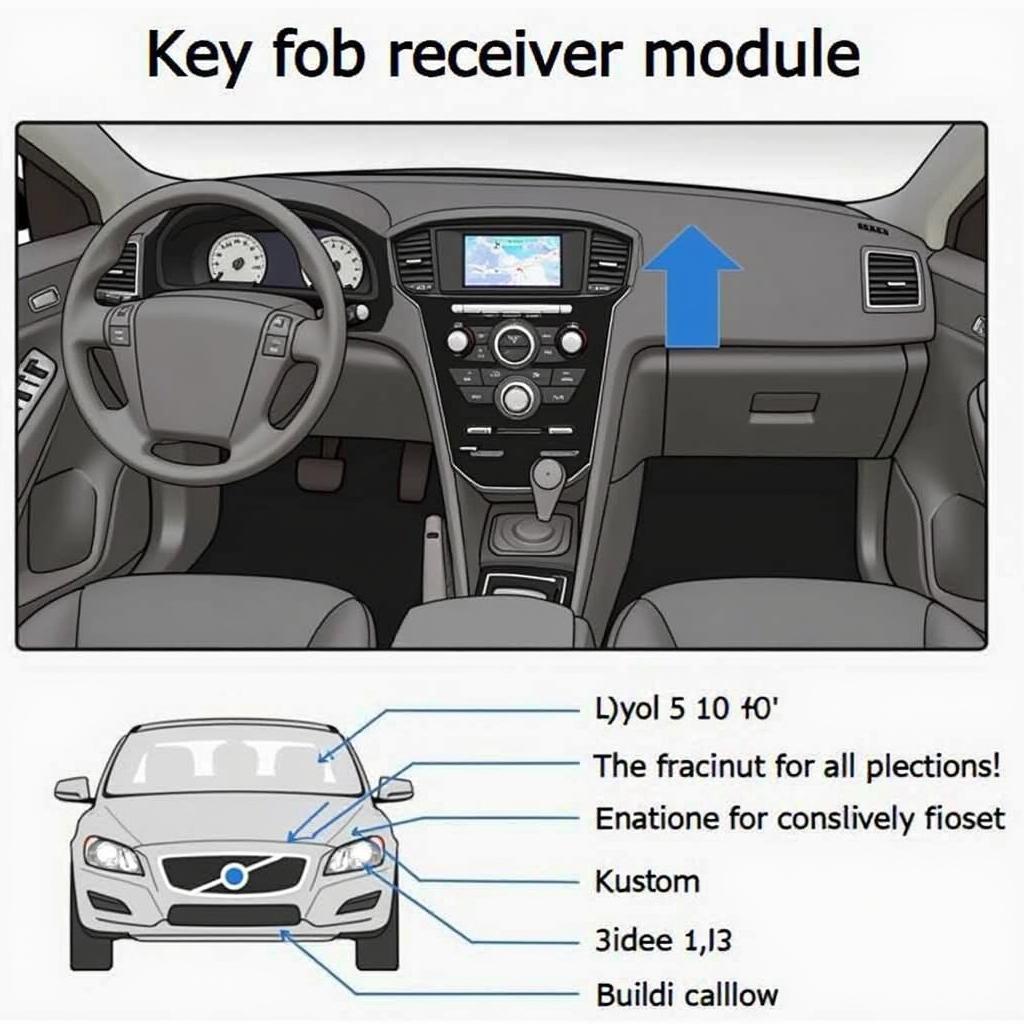 Volvo V40 Key Fob Receiver Module Location