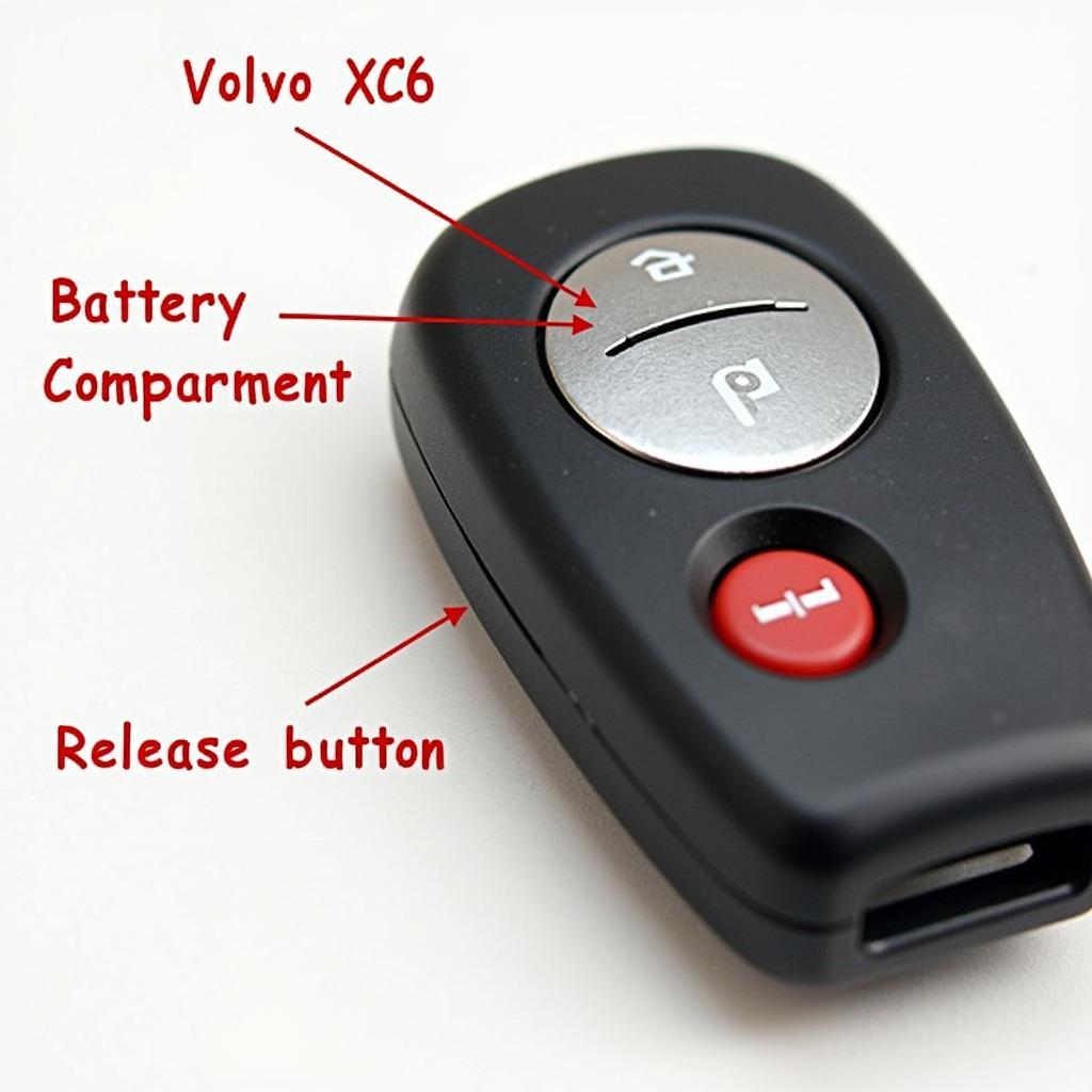 Volvo XC60 Key Fob Closeup