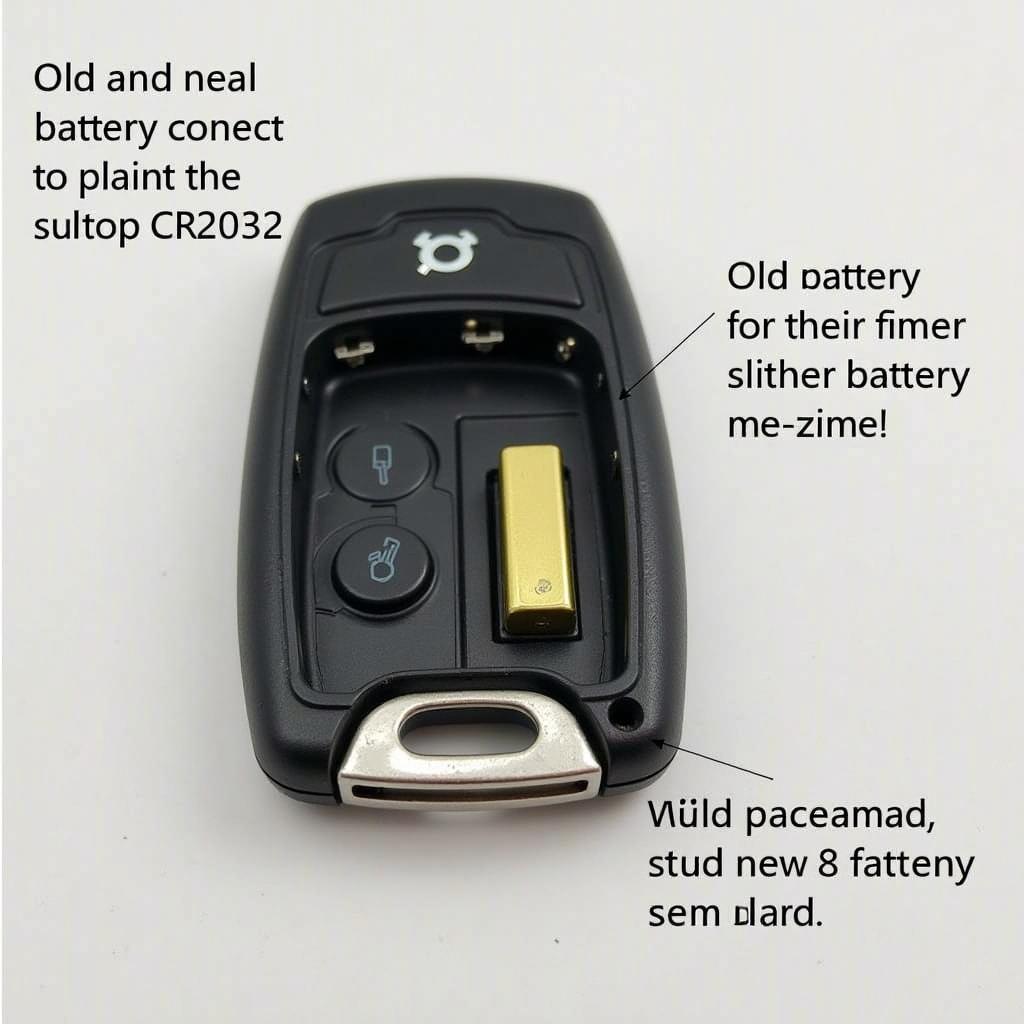 Volvo XC70 Key Fob Battery Compartment