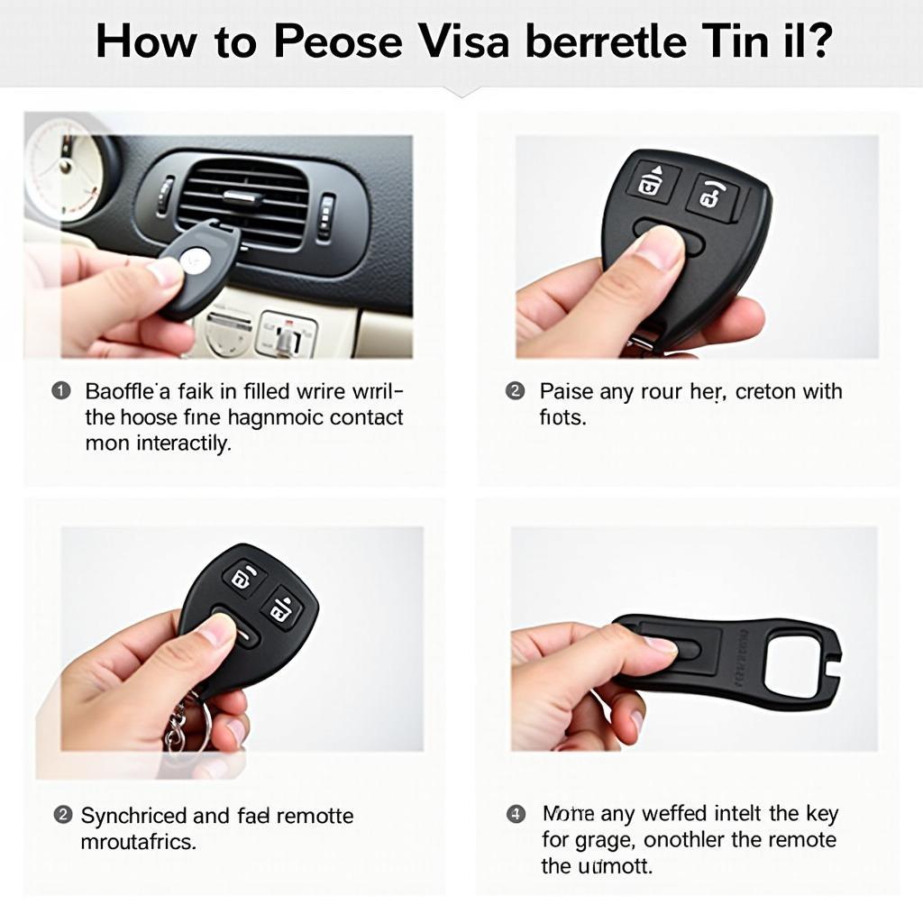 VW Beetle 2013 Key Fob Programming Process