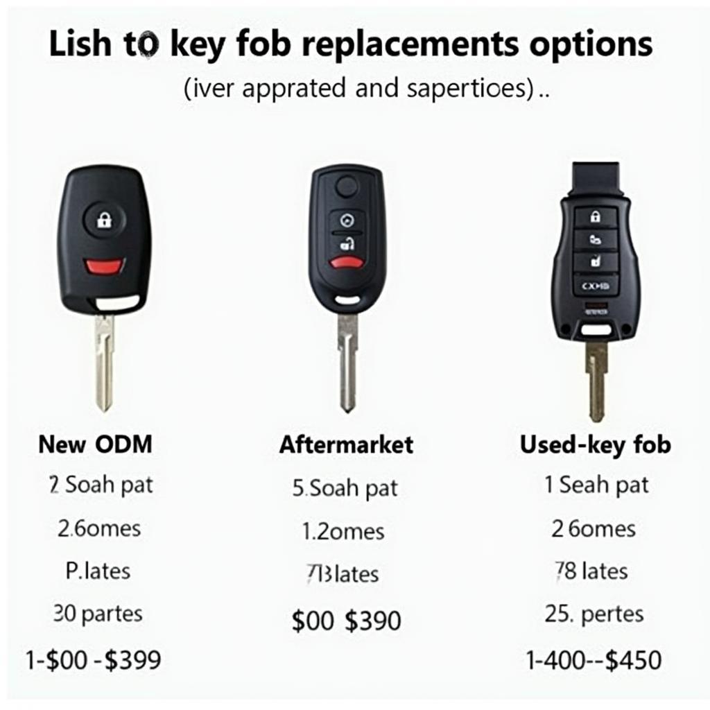 VW Eos Key Fob Replacement Options