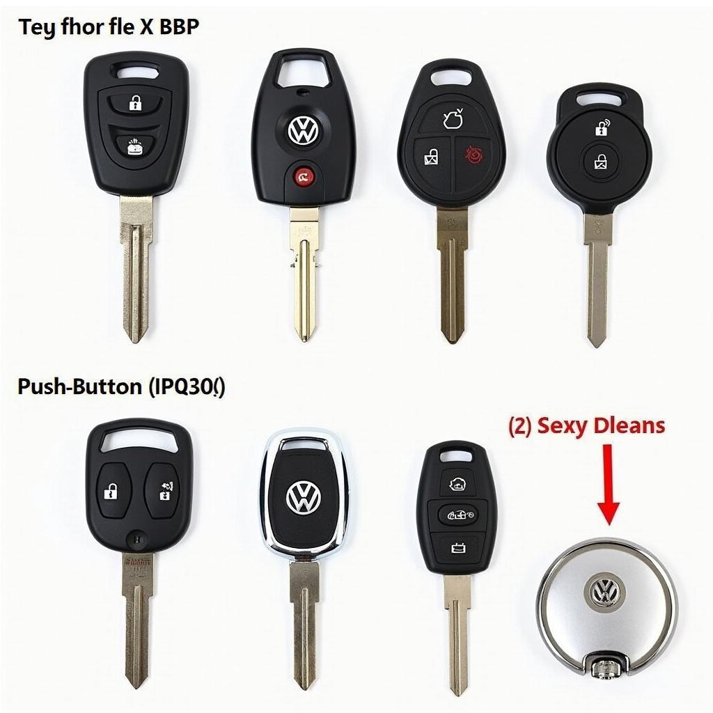 VW Golf Key Fob Types