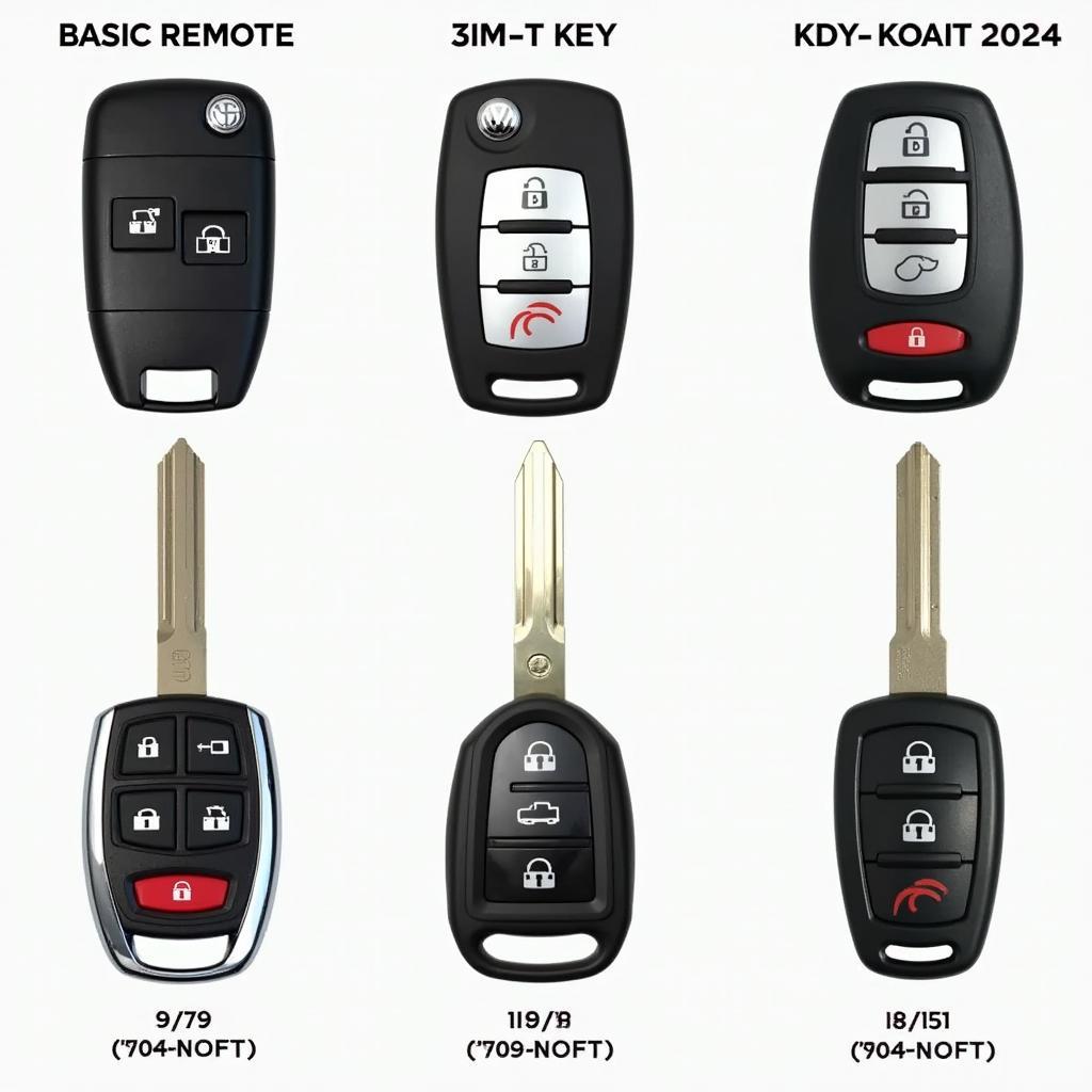 VW Jetta Key Fob Types