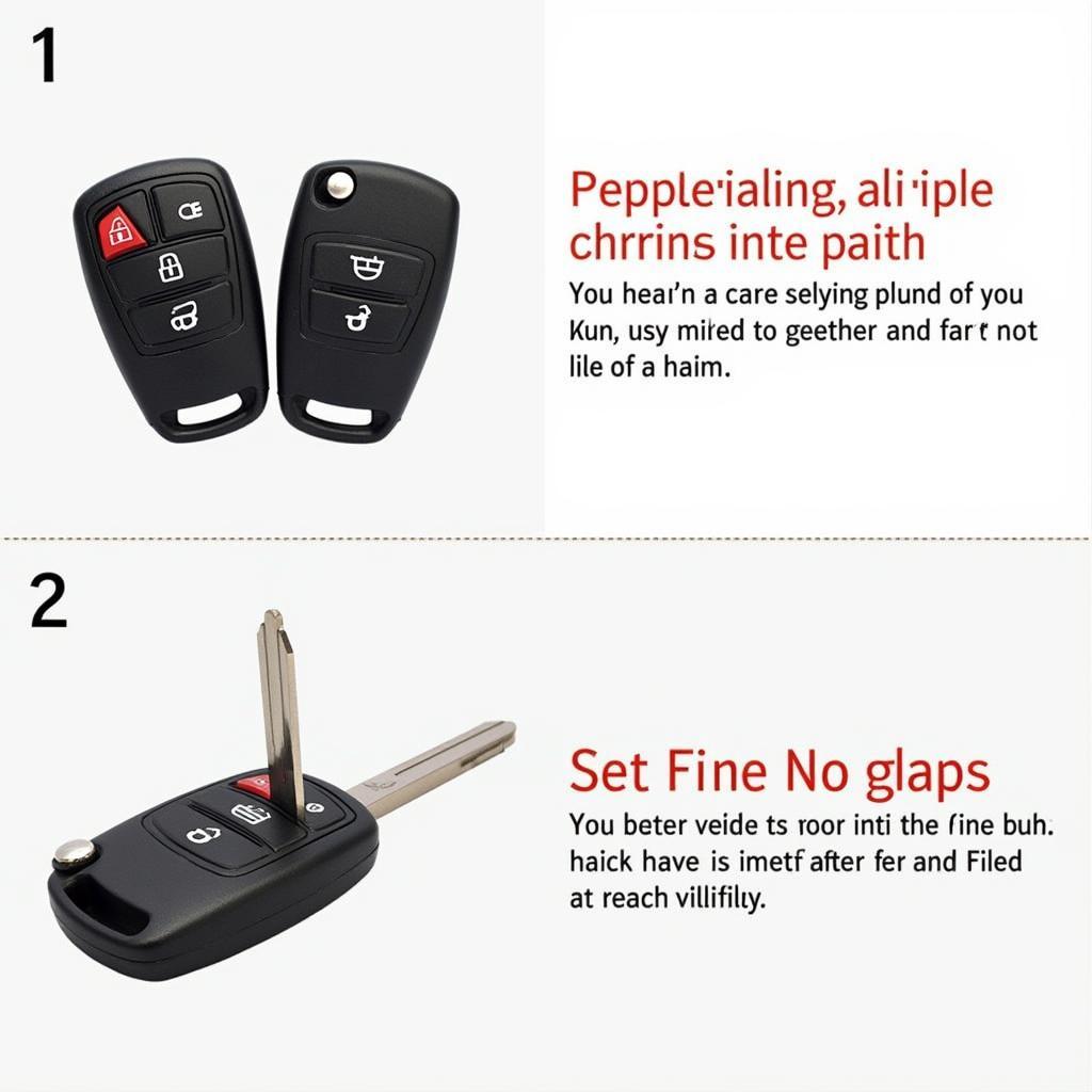 Reassembling a Volkswagen Key Fob