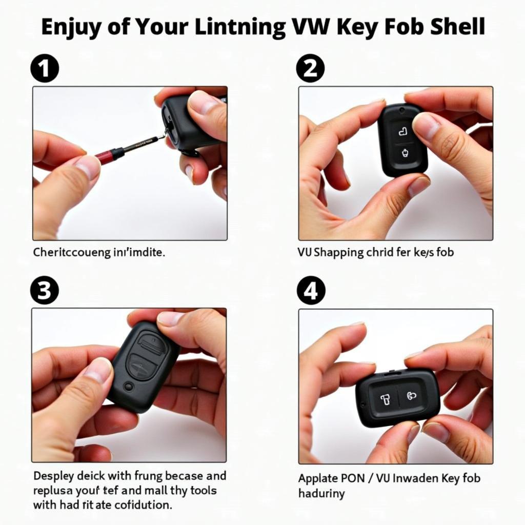 VW Key Fob Shell Replacement Process