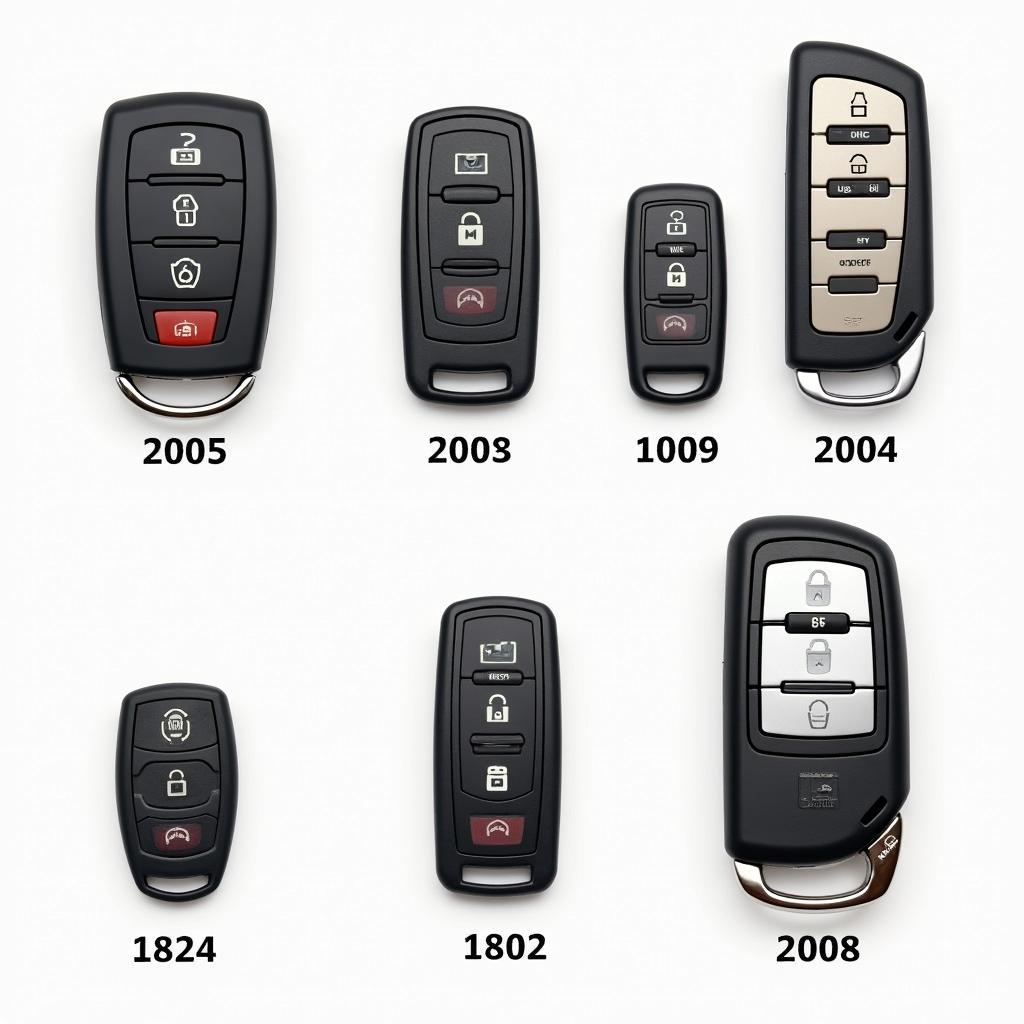 Different VW Passat Key Fob Types