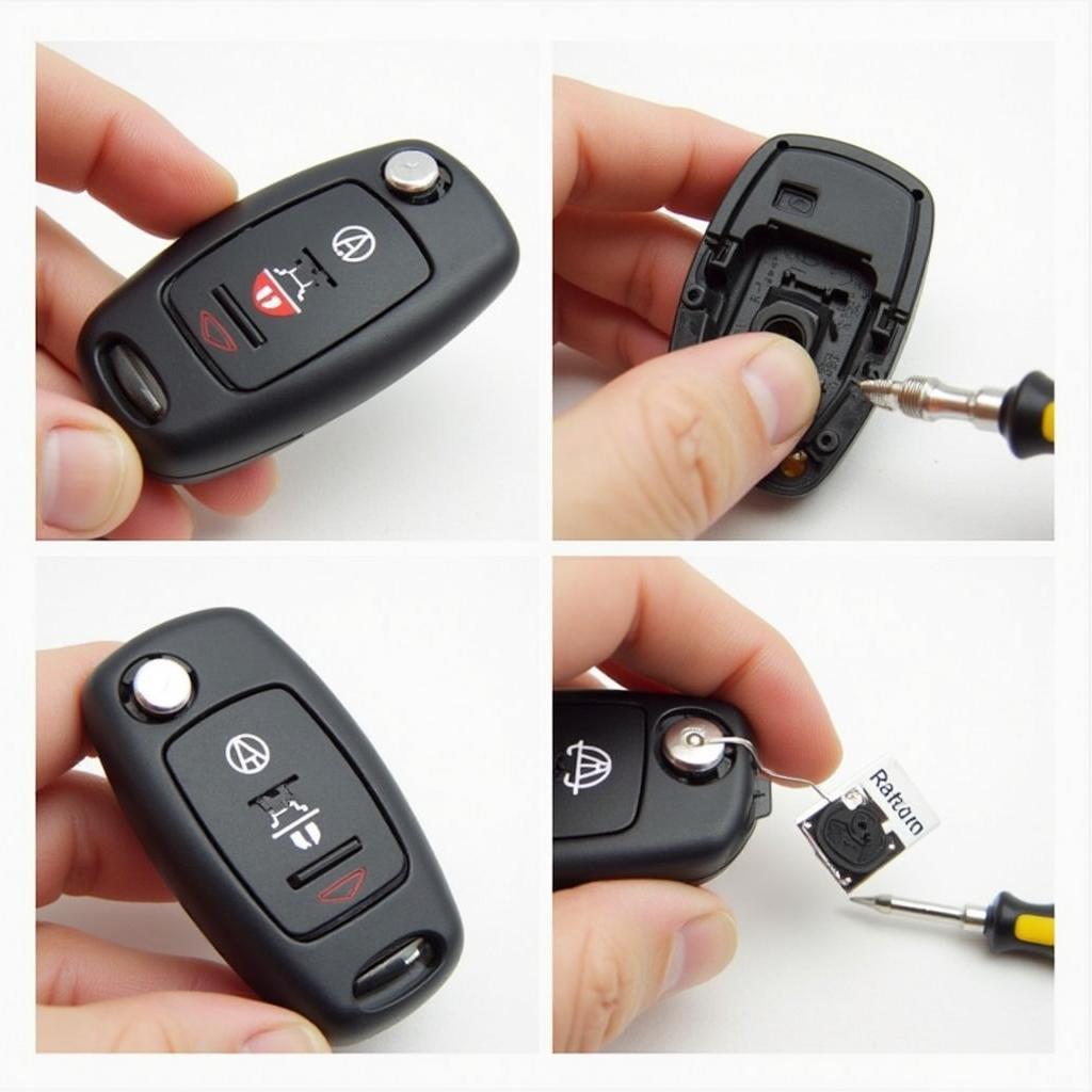 Replacing the Battery in a VW Polo Key Fob