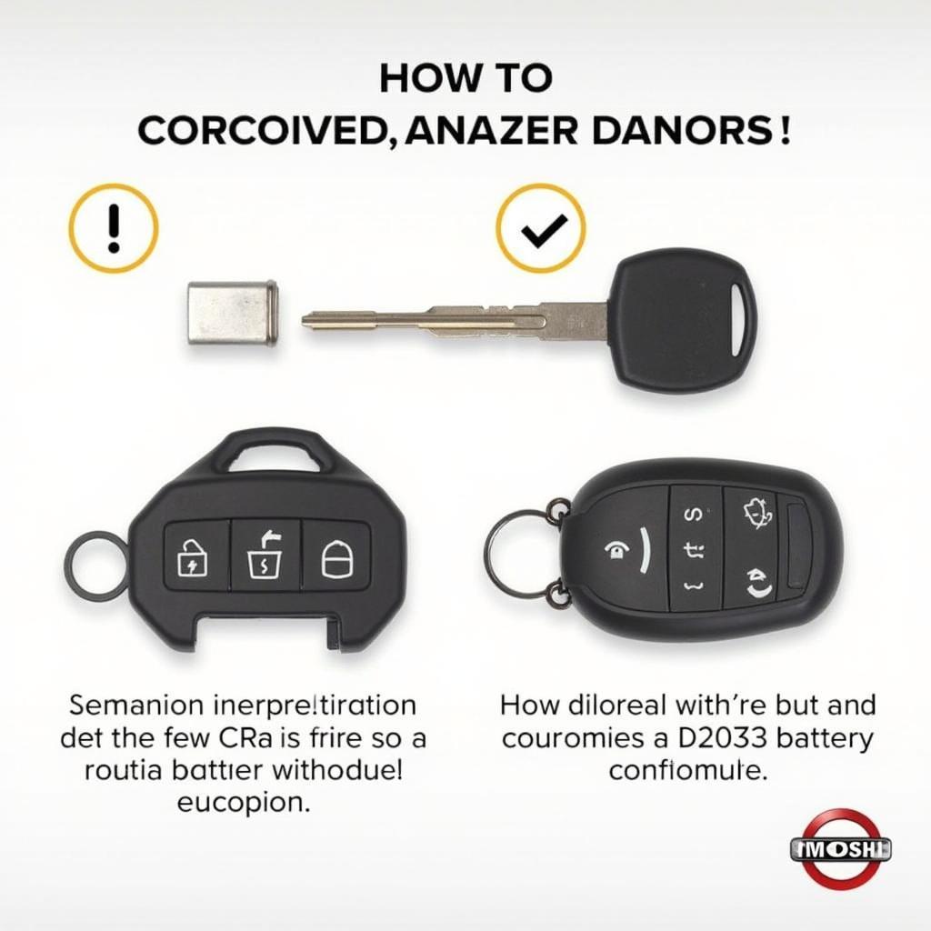 Replacing the Battery in a Nissan Key Fob