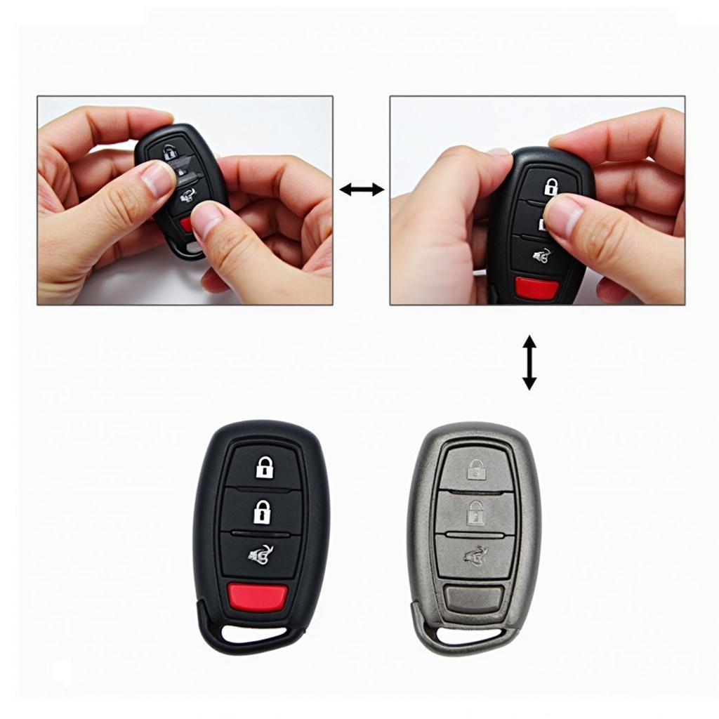 Installing a Nissan Rogue TPU Key Fob Cover