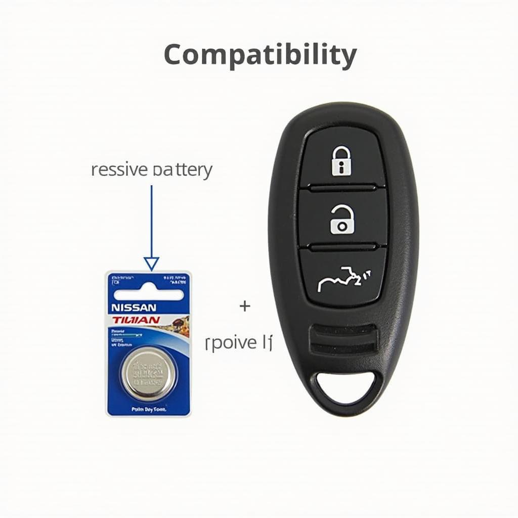 Nissan Titan Key Fob Battery - CR2032