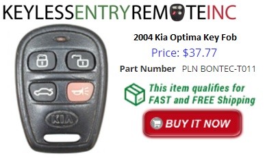 2004 Kia Optima Key Fob - Learn Programming Options Here