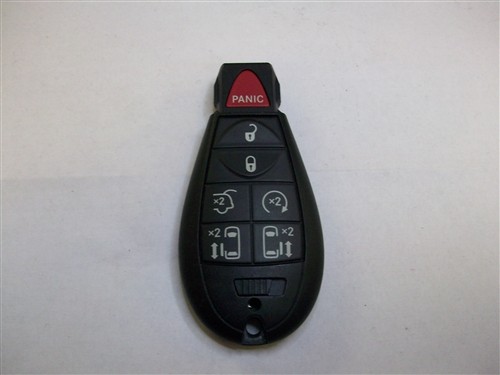 2010 Chrysler Town and Country key fob replacement - Part number 56046708AA shown for reference.