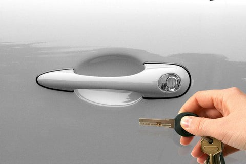 opening door using car key