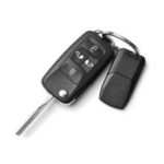 Close-up of a Kia Sorento key fob illustrating how to start your car with a dead battery, a common car key issue.